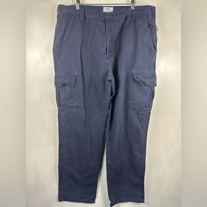 Tyndale Pants Mens 40x34‎ Blue Cargo FR Flame Resistant Workwear